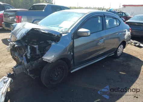 2019 Mitsubishi Mirage G4 Es z USA, uszkodzony, nr VIN ML32F3FJ2KHF03421